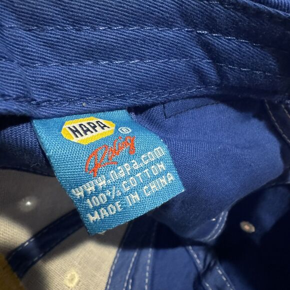 NAPA Racing Baseball Hat Cap Blue Yellow Adjustable Strapback NASCAR NHRA Fan - Picture 7 of 7